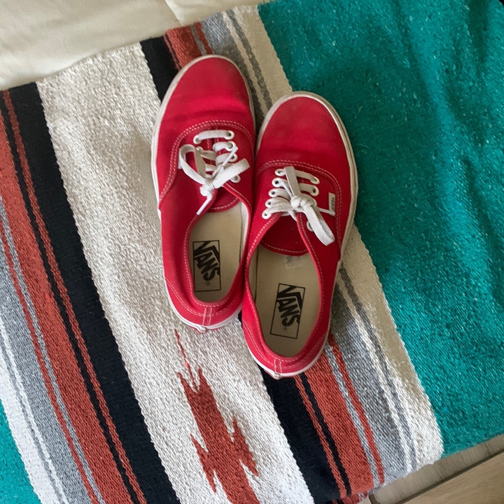 Red vans 7women
